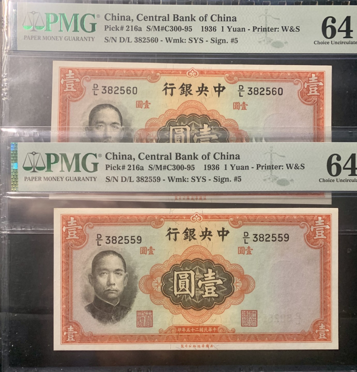 北极狼藏苑社限时精品（38） 1423-民国25年中央银行·华德路版·pmg64