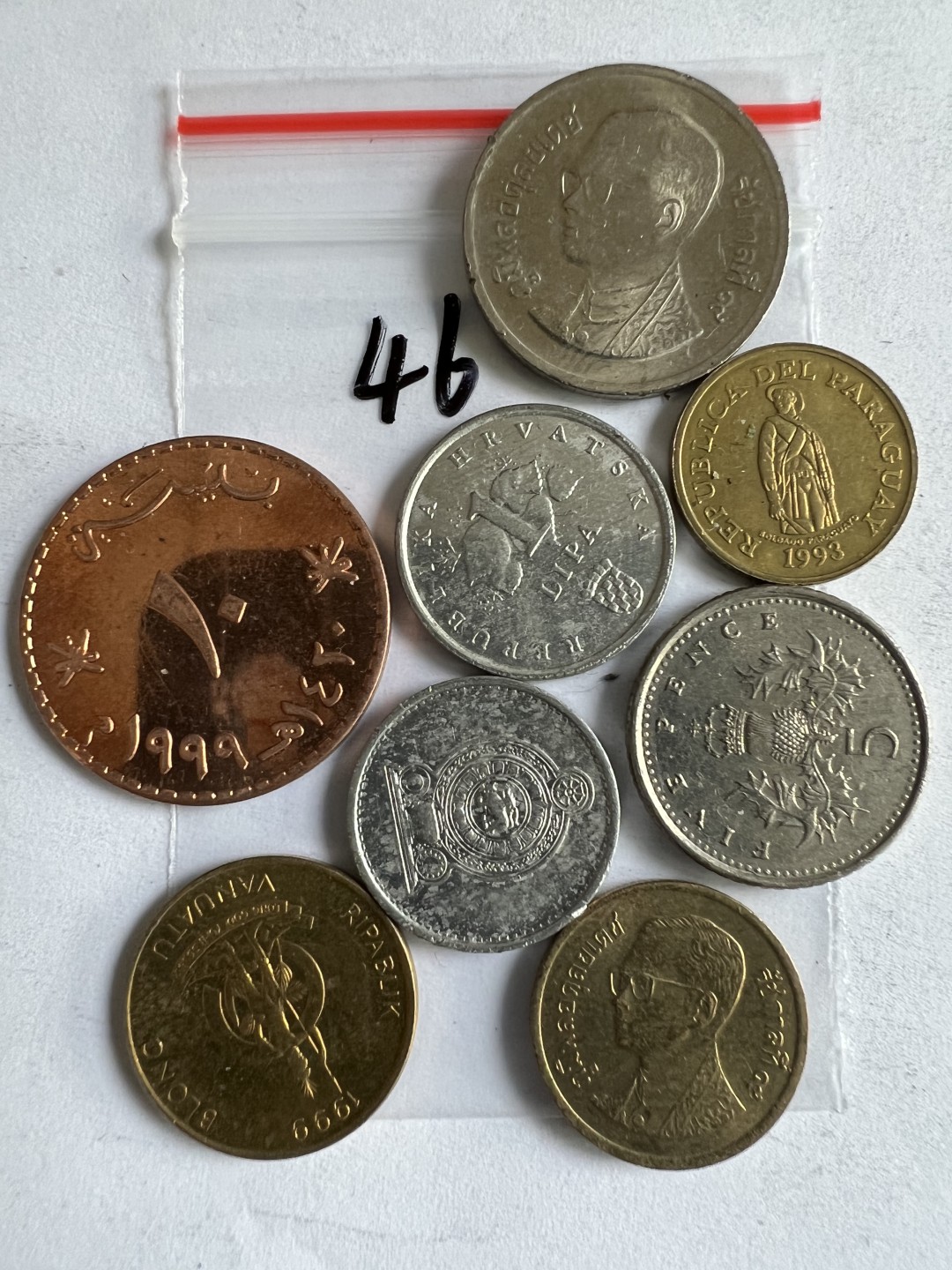 泡泡堂第221期  世界硬币 （无押金，无佣金，捡漏，全场20包邮，偏远地区除外） 硬币一袋46