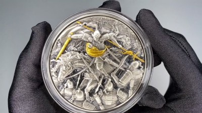 【钱币星球】乍得2021赵云三国2oz银币