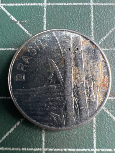 泡泡堂第320期  世界硬币 （无押金，捡漏，全场20包邮，偏远地区除外，接收代拍业务） - 巴西一克鲁塞罗