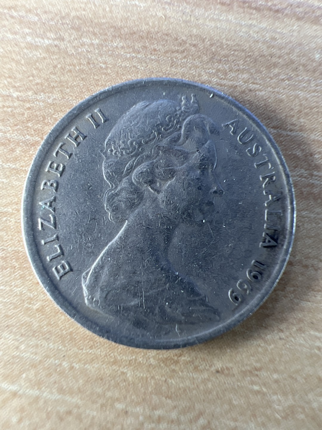 泡泡堂第222期  世界硬币 （无押金，无佣金，捡漏，全场20包邮，偏远地区除外） 澳洲五分1969年