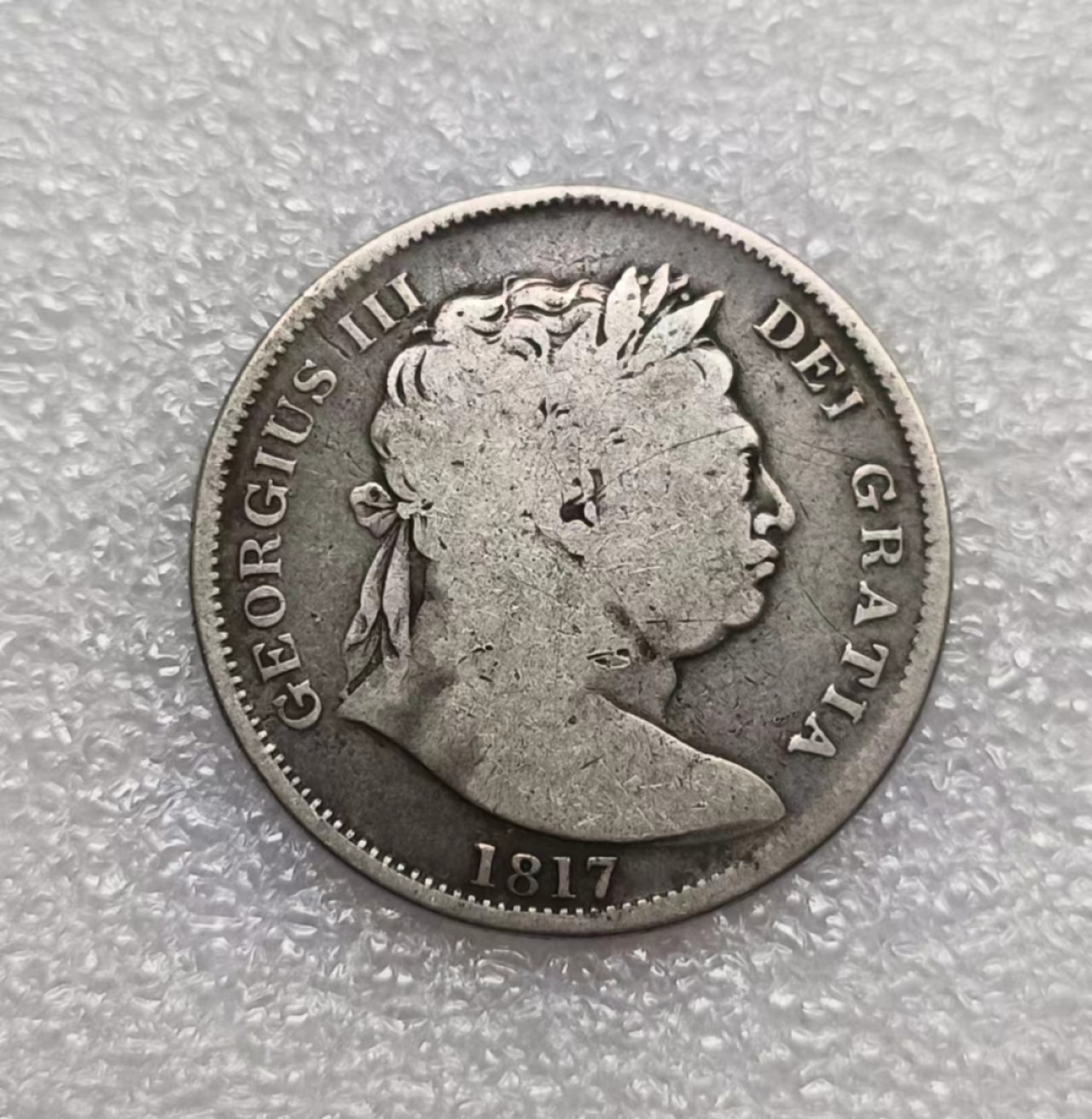 瓶子🏺第74期拍卖会 英国1817年乔治三世半克朗银币