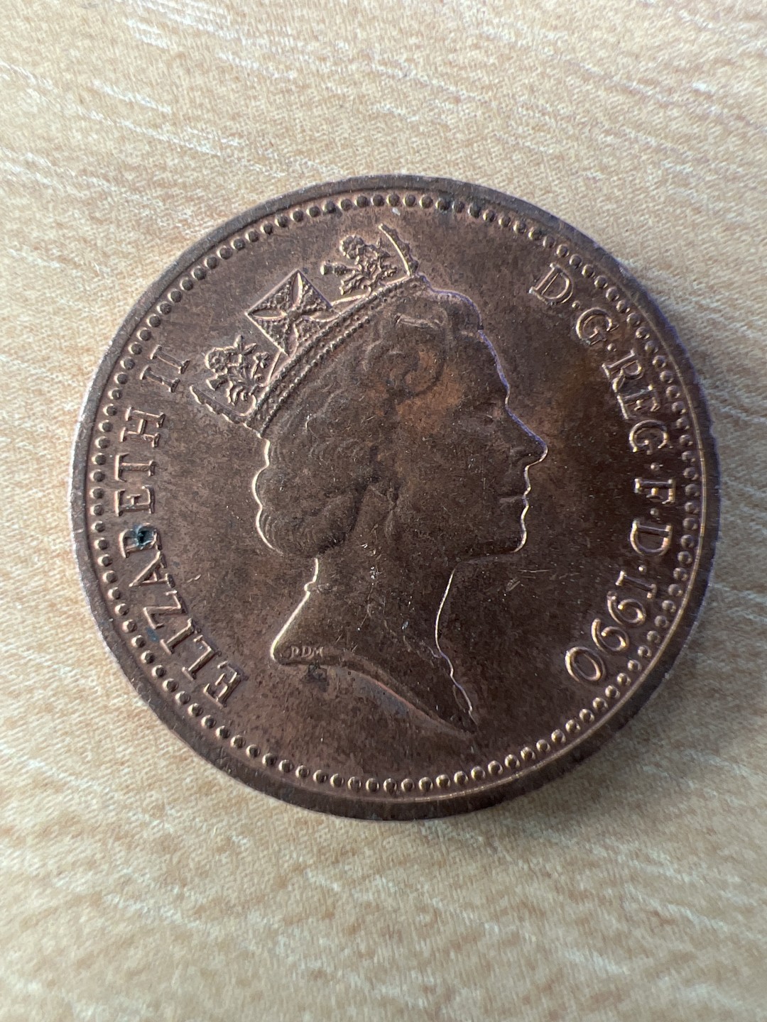 泡泡堂第201期  世界硬币（无押金，无佣金，捡漏，全场20包邮，偏远地区除外） 英国一便士1990年