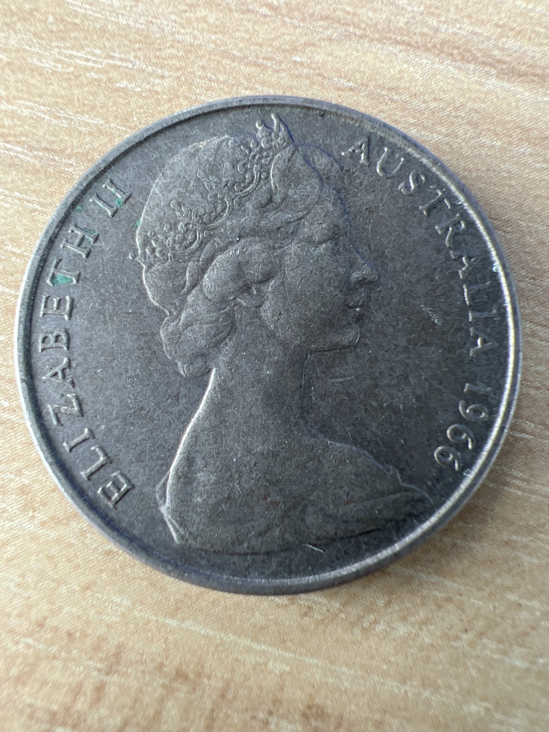 泡泡堂第222期  世界硬币 （无押金，无佣金，捡漏，全场20包邮，偏远地区除外） 澳洲二十分1966年