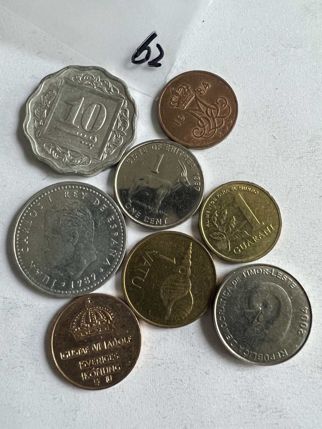 泡泡堂第202期  世界硬币（无押金，无佣金，捡漏，全场20包邮，偏远地区除外） 硬币一袋62