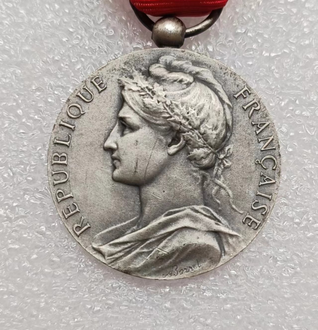 瓶子🏺第74期拍卖会 法国1955年银质劳动奖章12克