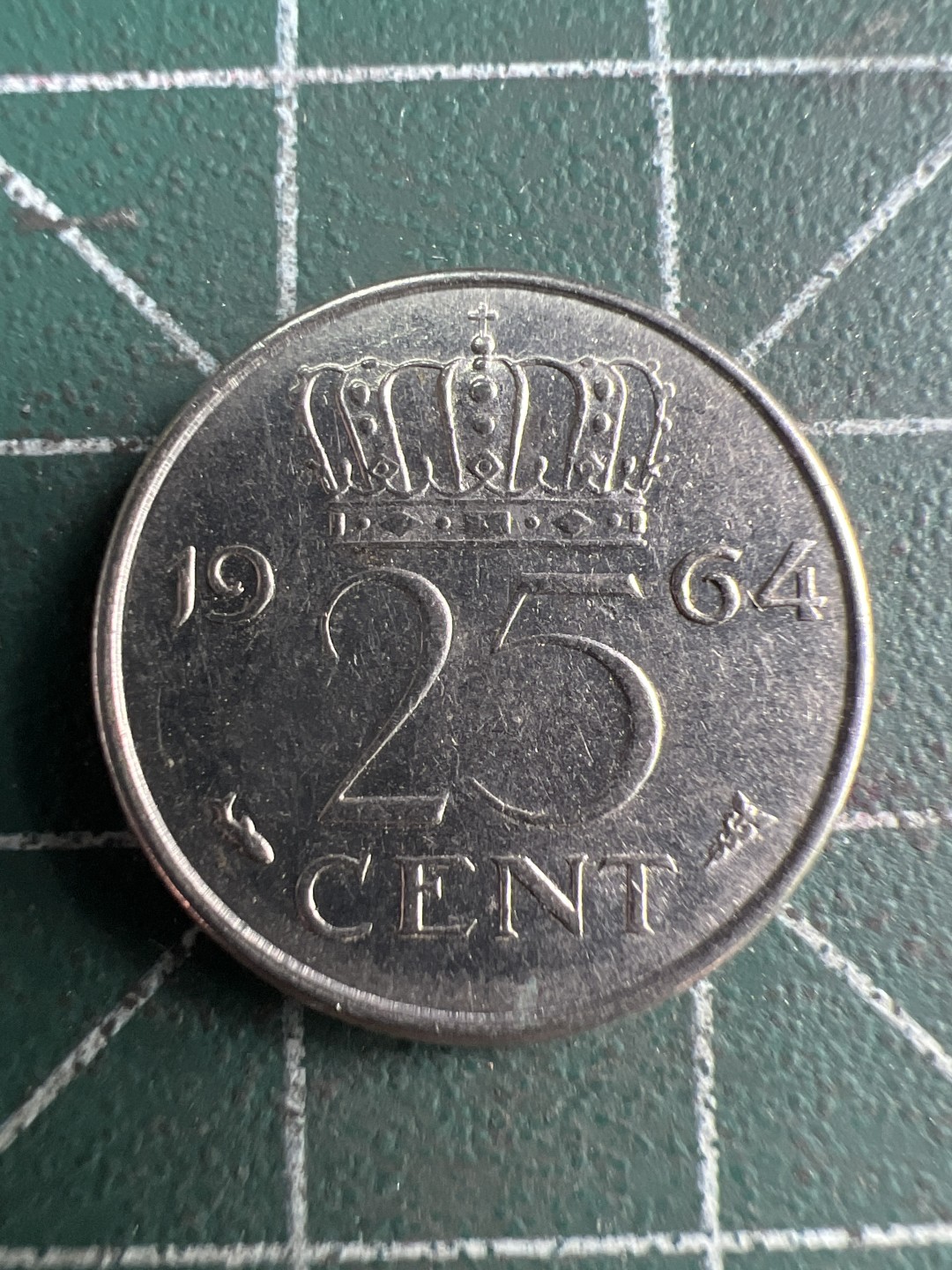 泡泡堂第235期  世界硬币邮票 （无押金，无佣金，捡漏，全场20包邮，偏远地区除外，接收代拍业务） 荷兰25分