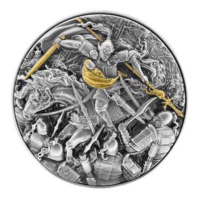【钱币星球】乍得2021赵云三国2oz银币 - 【钱币星球】乍得2021赵云三国2oz银币