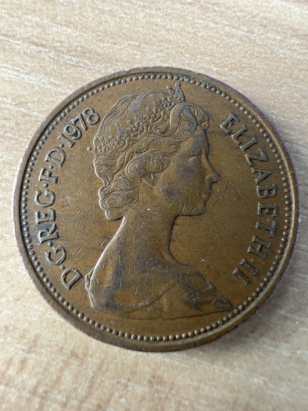 泡泡堂第222期  世界硬币 （无押金，无佣金，捡漏，全场20包邮，偏远地区除外） 英国2便士1978年