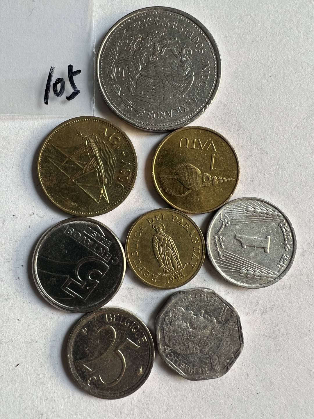 泡泡堂第198期  世界硬币（无押金，无佣金，捡漏，全场20包邮，偏远地区除外） 硬币一袋105