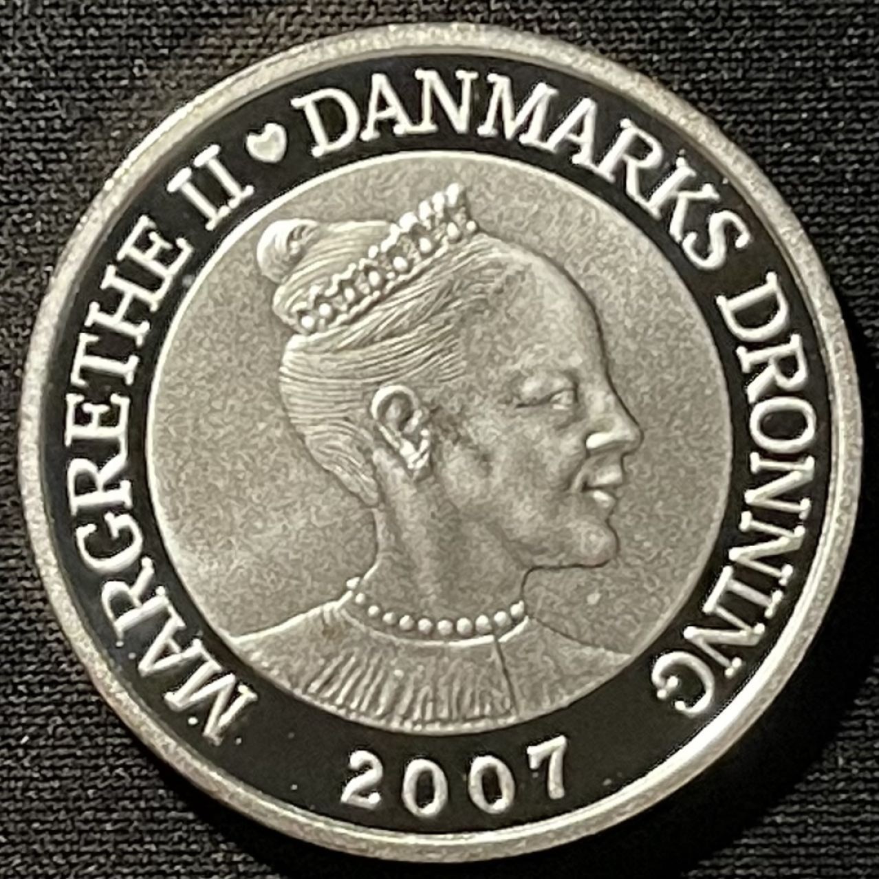 紫瑗钱币——第268期拍卖 丹麦 2007年 2007-2009国际极地年 100克朗 31.1克 0.999银 UNC