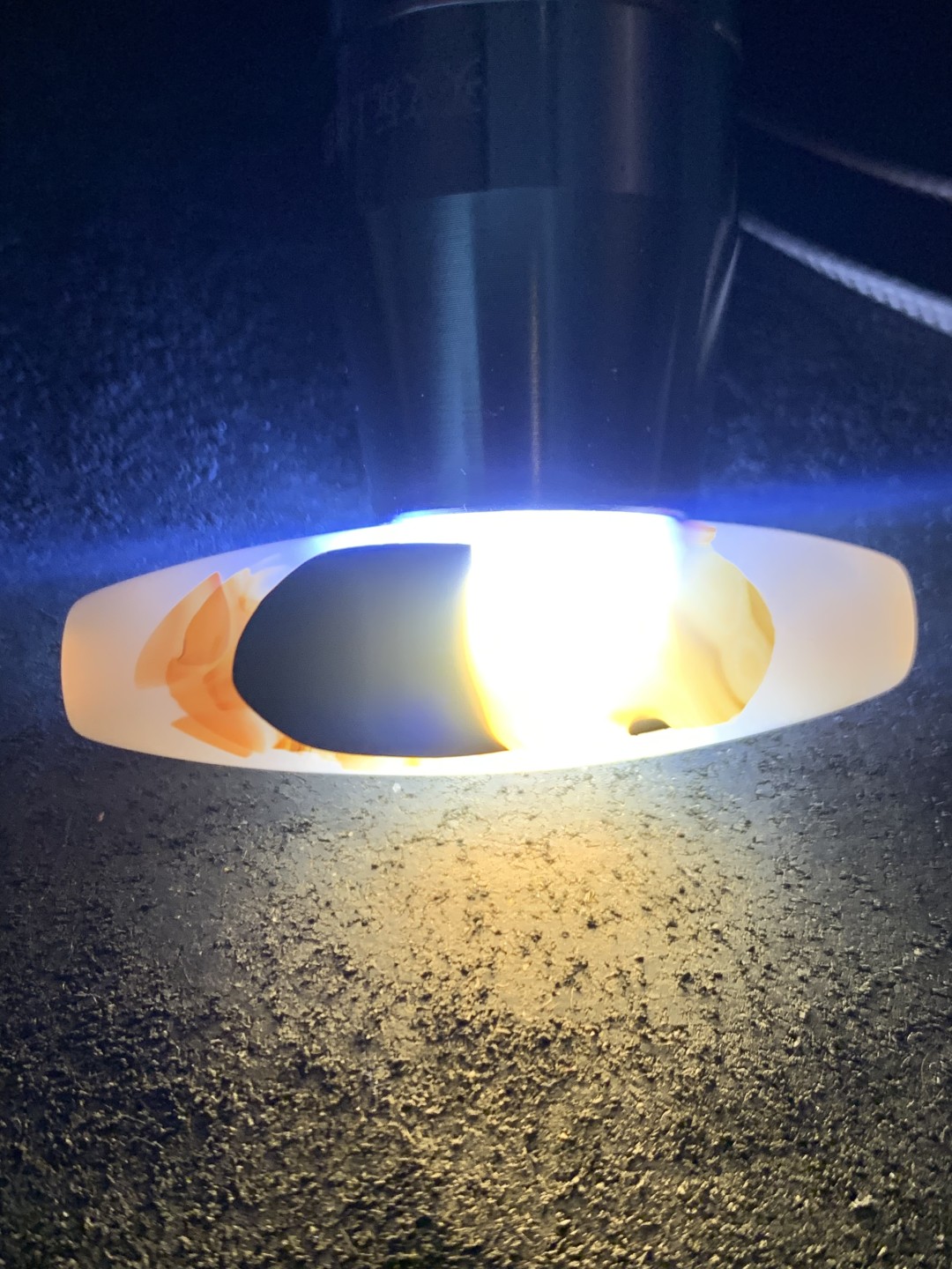 精美高玉化巴西玛瑙太极阴阳天眼桶珠一个，