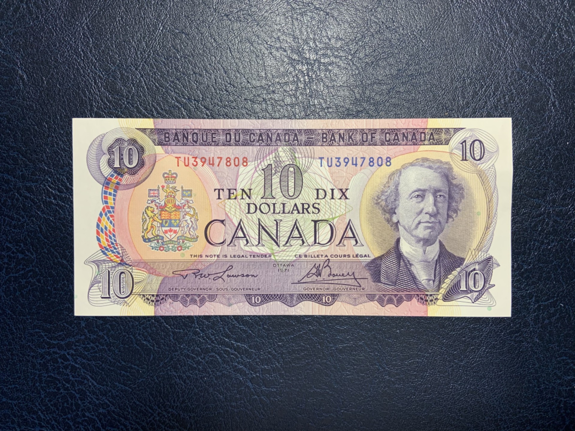 收藏联盟Quantum Auction 第226期拍卖 加拿大1971年5元 品相AU