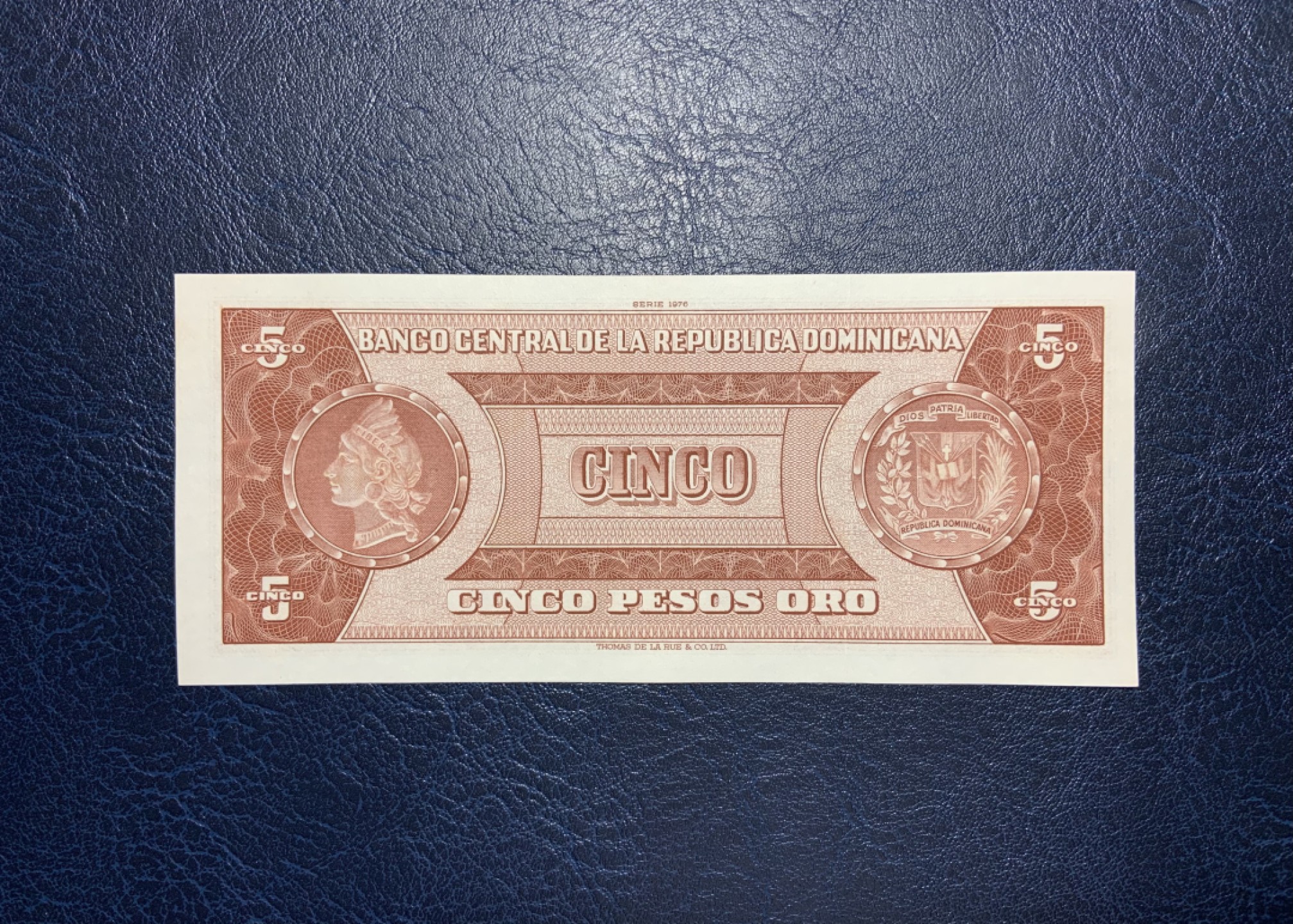 收藏联盟Quantum Auction 第226期拍卖 多米尼加1976年5比索 品相全新UNC 稀少
