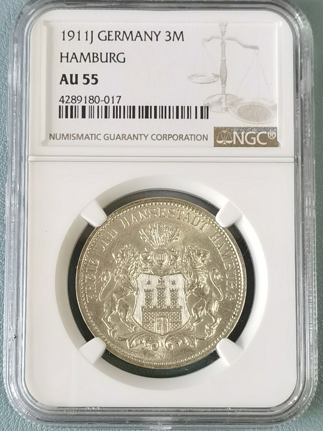 🎉🎊乐享宝藏💎💰~20230126~新春专场 德意志汉堡3马克银币