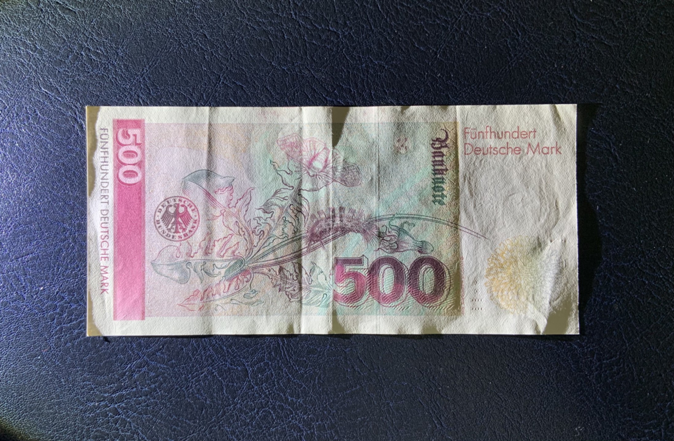收藏联盟Quantum Auction 第226期拍卖 德国1991年500马克 品相如图 昆虫学家