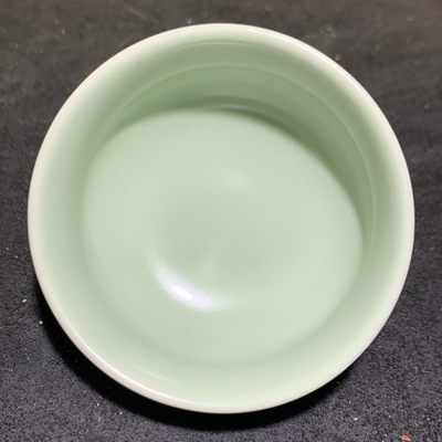 精美梅子青汝窑品茗杯一个 - 精美梅子青汝窑品茗杯一个