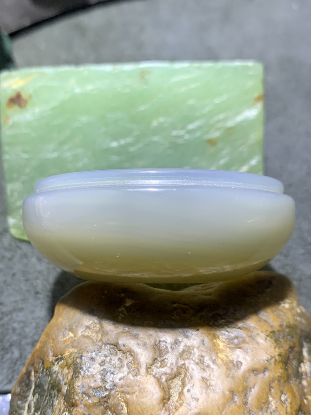 精美高玉化巴西玛瑙小碗一个，