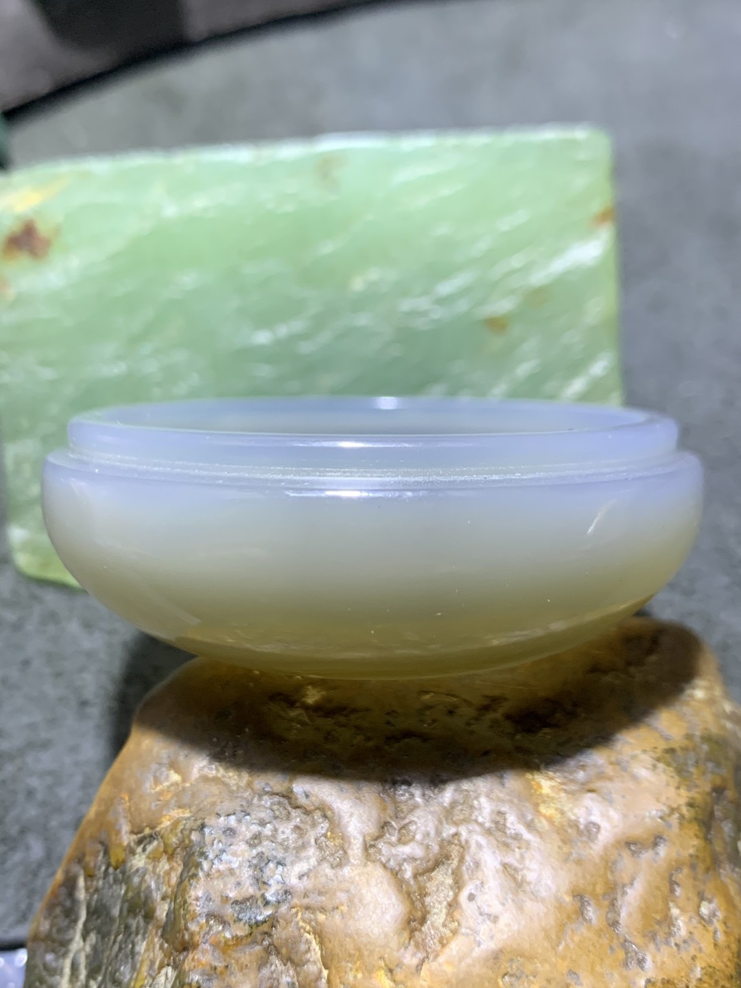 精美高玉化巴西玛瑙小碗一个，