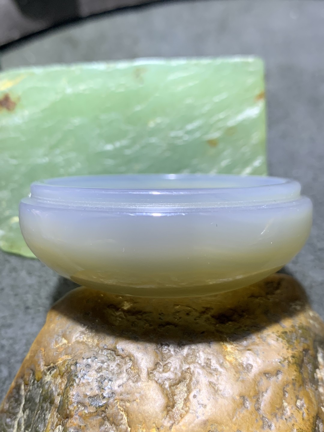 精美高玉化巴西玛瑙小碗一个，