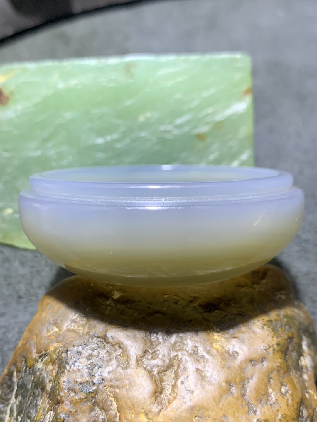 精美高玉化巴西玛瑙小碗一个，