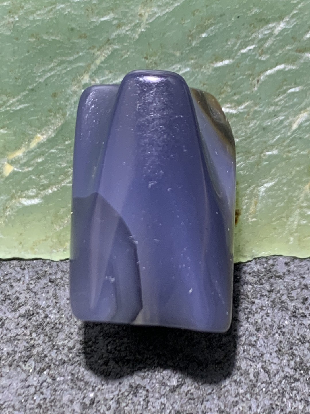 高玉化巴西玛瑙通货蛇节珠一个