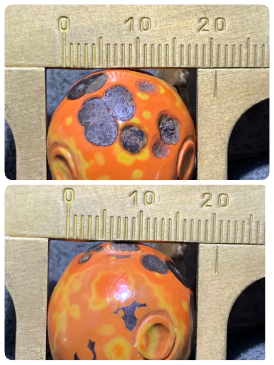 精美天眼纹战国红玛瑙手工雕刻小老鼠吊坠一个，