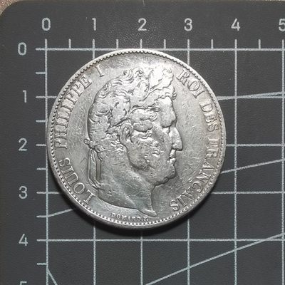 🎆奇货可居🎆 第六十二场 世界钱币专场 【小年】 - 法国菲利普 1844年 5法郎