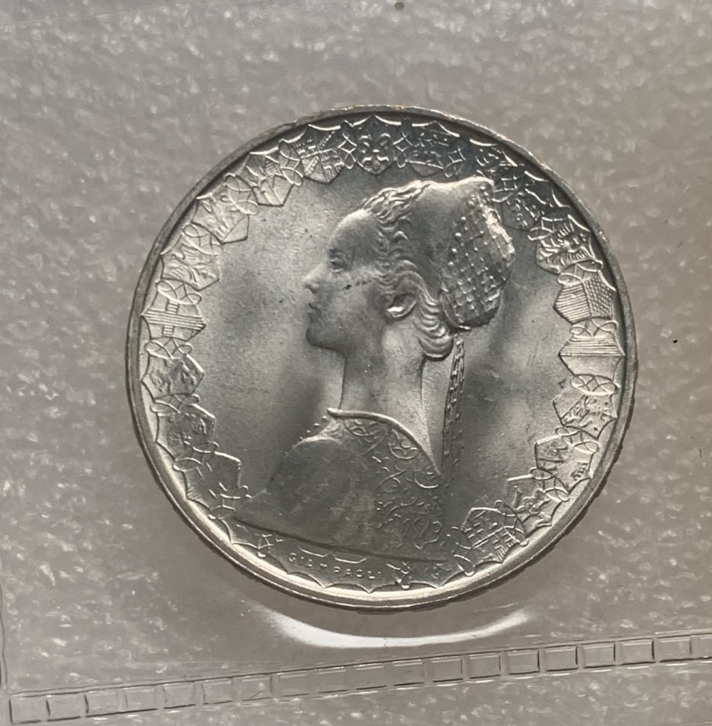 瓶子🏺第75期拍卖会 意大利1972年8枚套带帆船美女银币