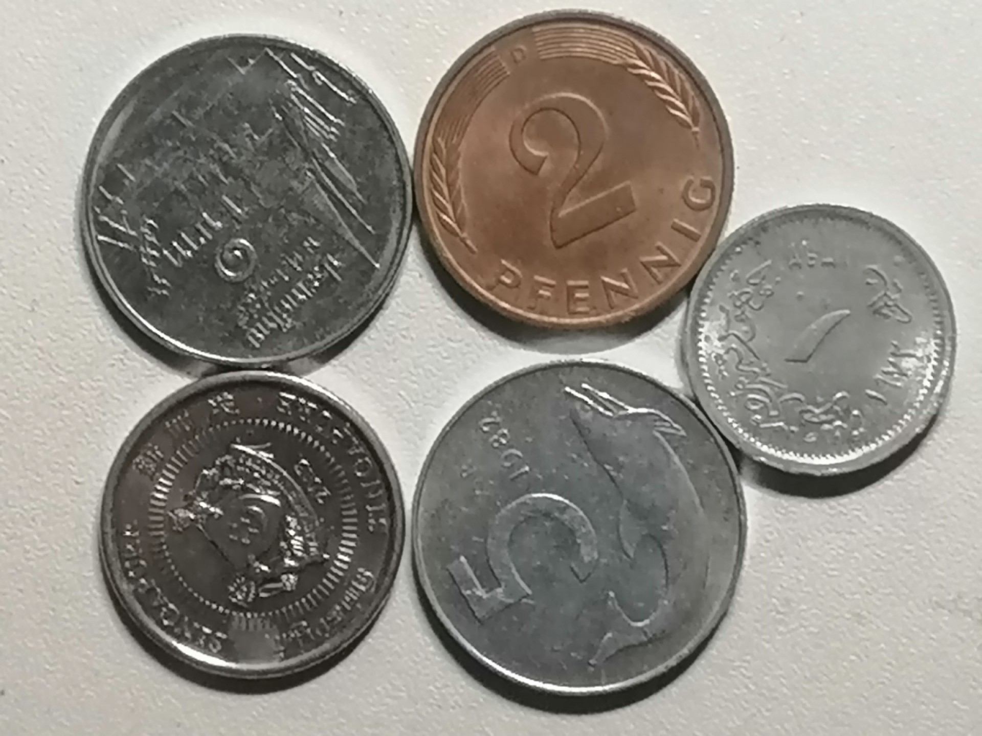 钱币专场 外币5枚