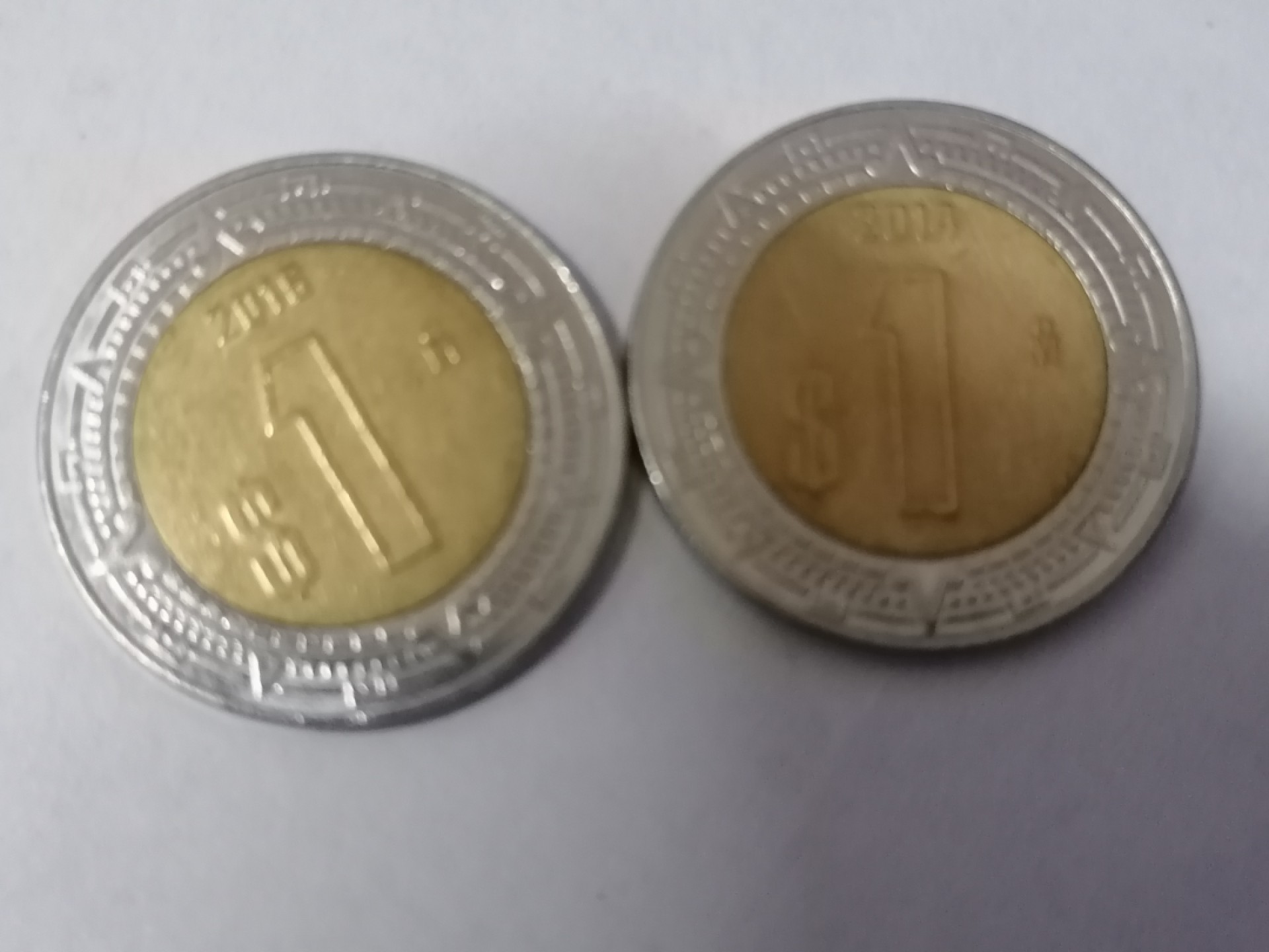 裸币专场 墨西哥双色币