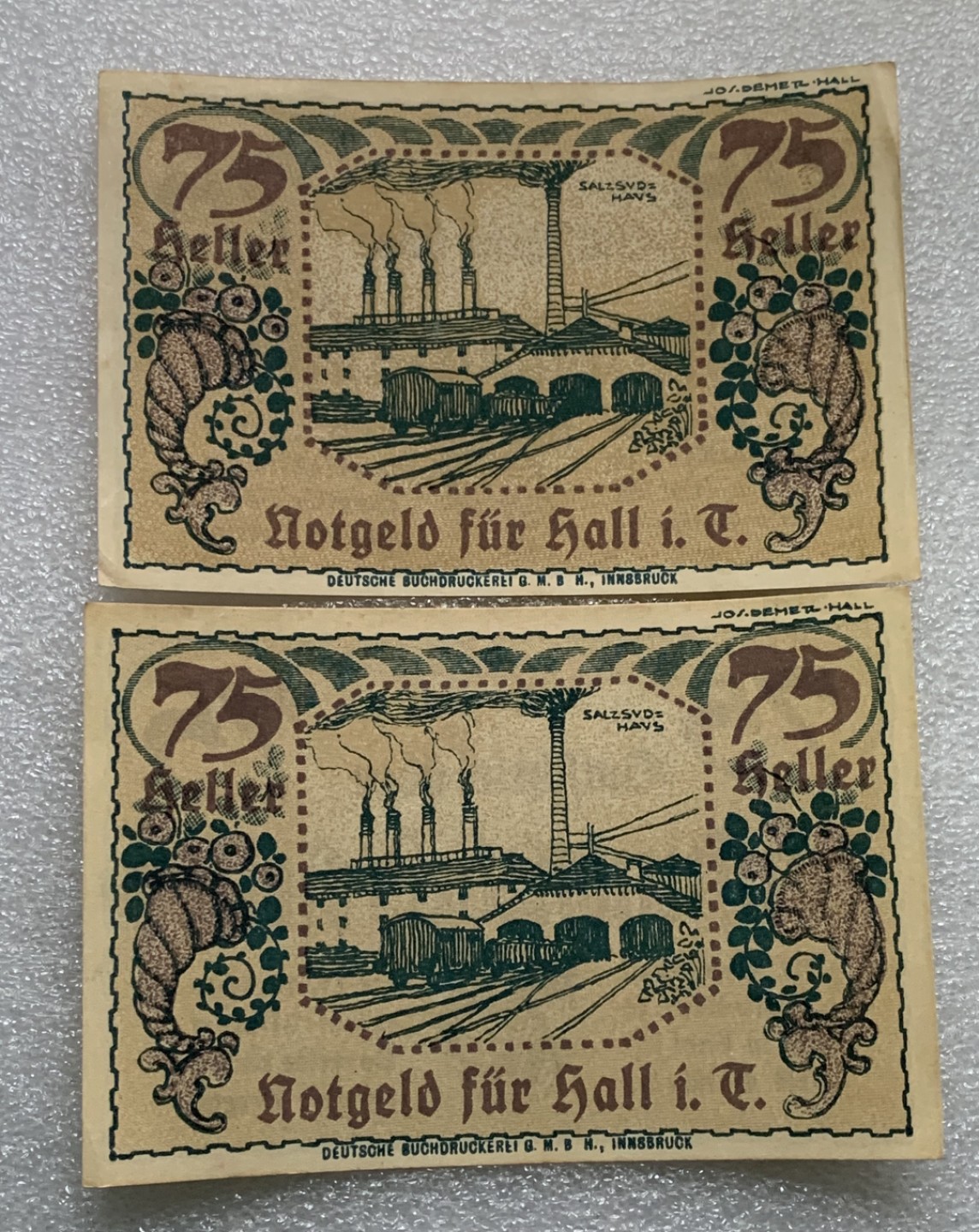 瓶子🏺第75期拍卖会 奥地利1920年德紧纸币（4）