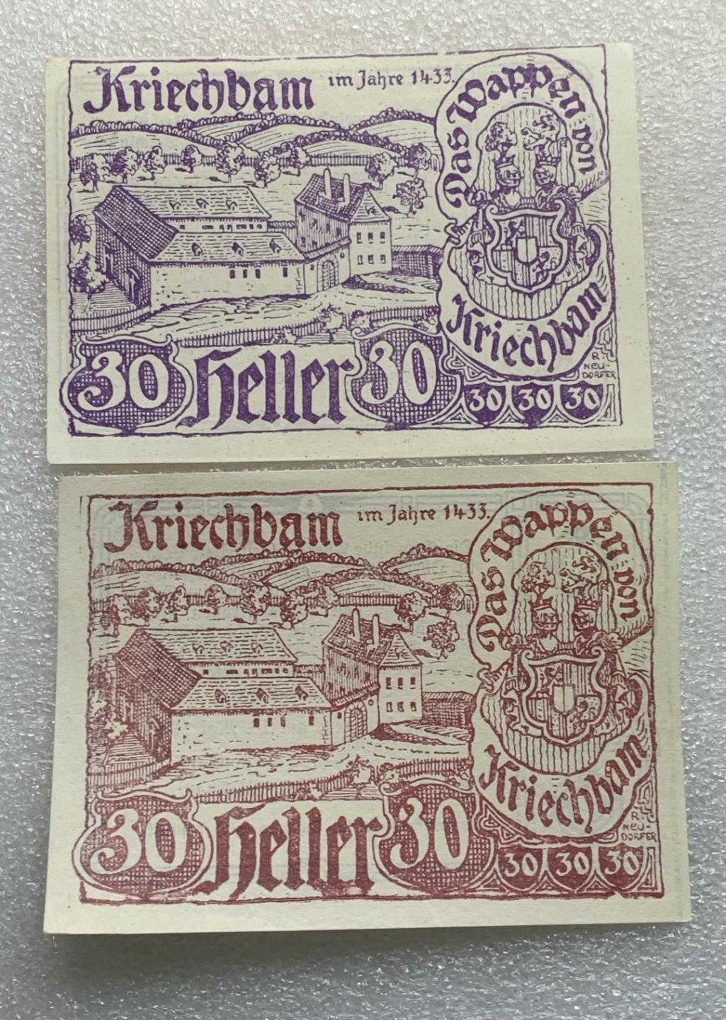 瓶子🏺第75期拍卖会 奥地利1920年德紧纸币（1）