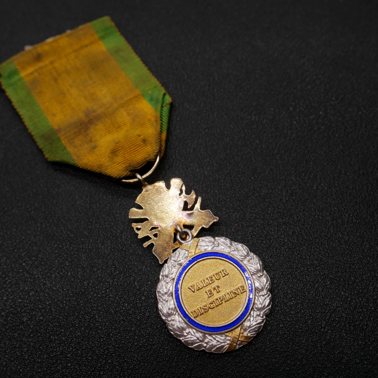 勋章奖章交易所1月27日（初六）法国币章专场 法国军事奖章，第四共和版，银质珐琅，好品如图