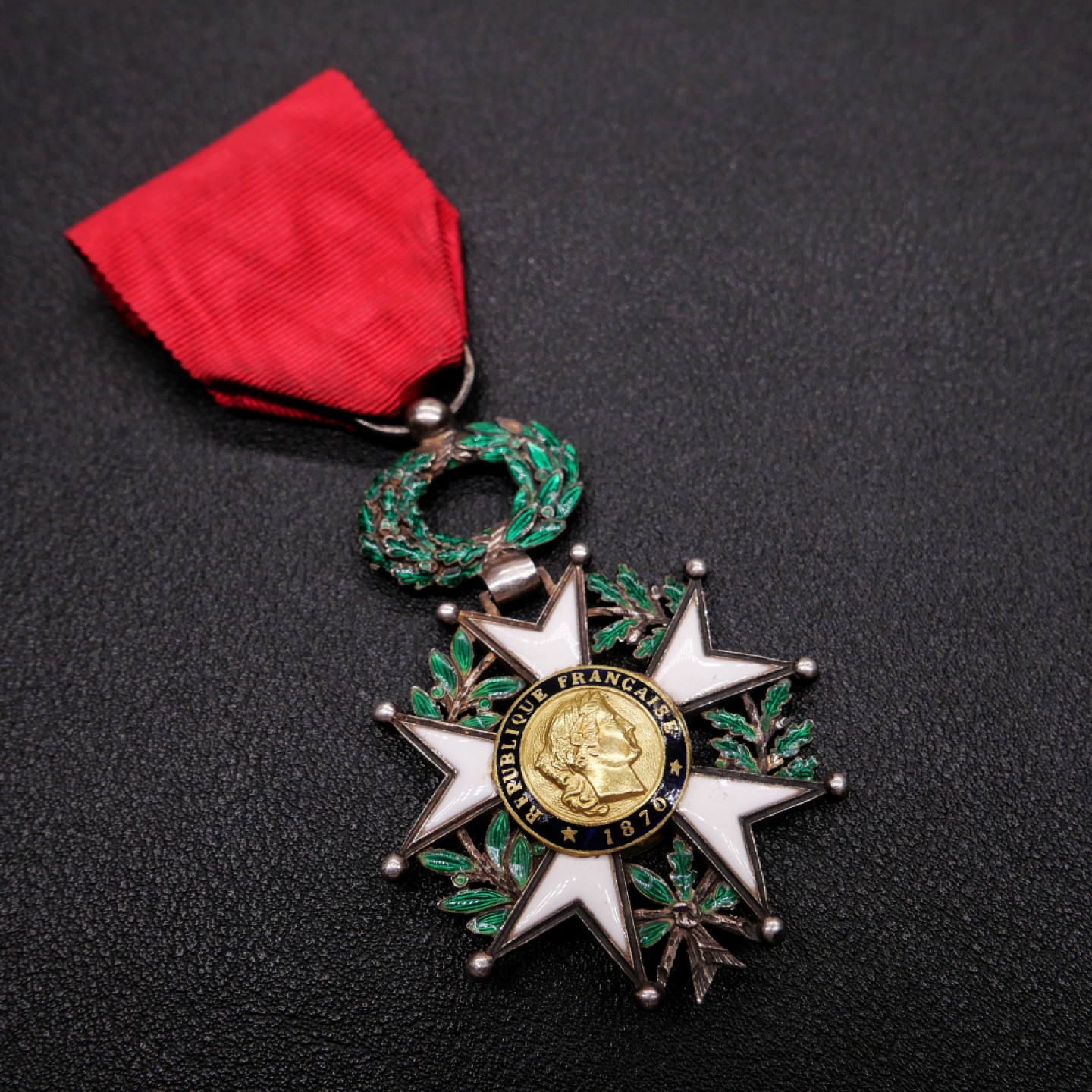勋章奖章交易所1月27日（初六）法国币章专场 法国荣誉军团勋章，第三共和版，银质珐琅，好品如图