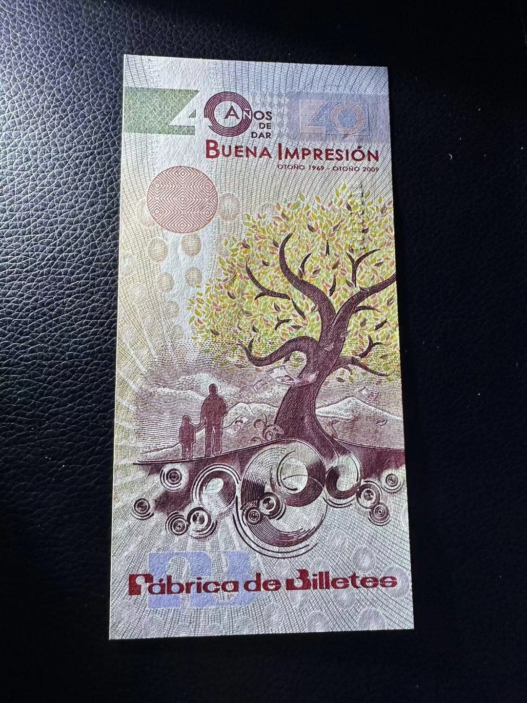 《外钞收藏家》第二百三十四期 2009年墨西哥印钞厂成立四十周年纪念券 全新UNC