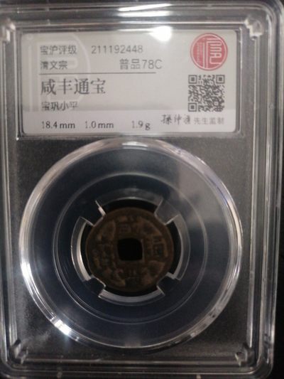 评级币专场 - 咸丰通宝