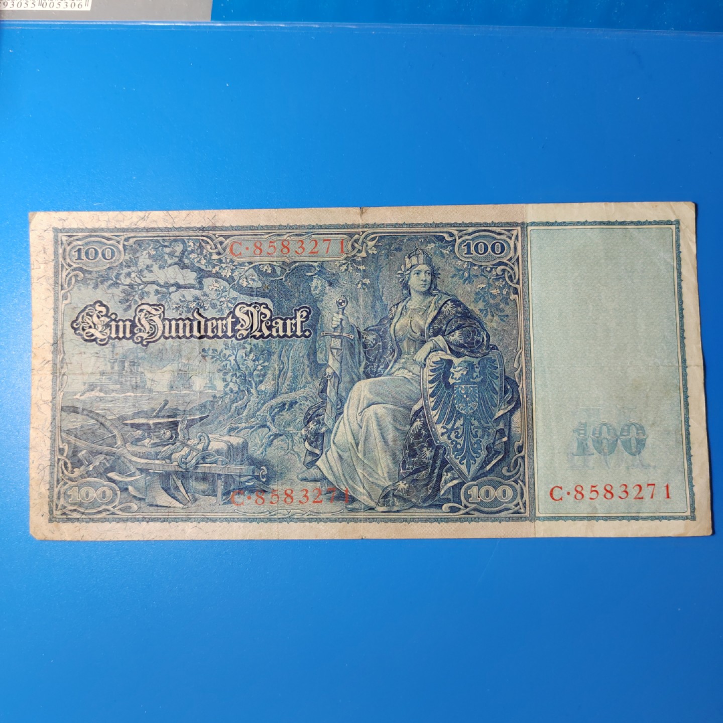 王之爱好～外国纸币 1910年，100马克，德国纸币