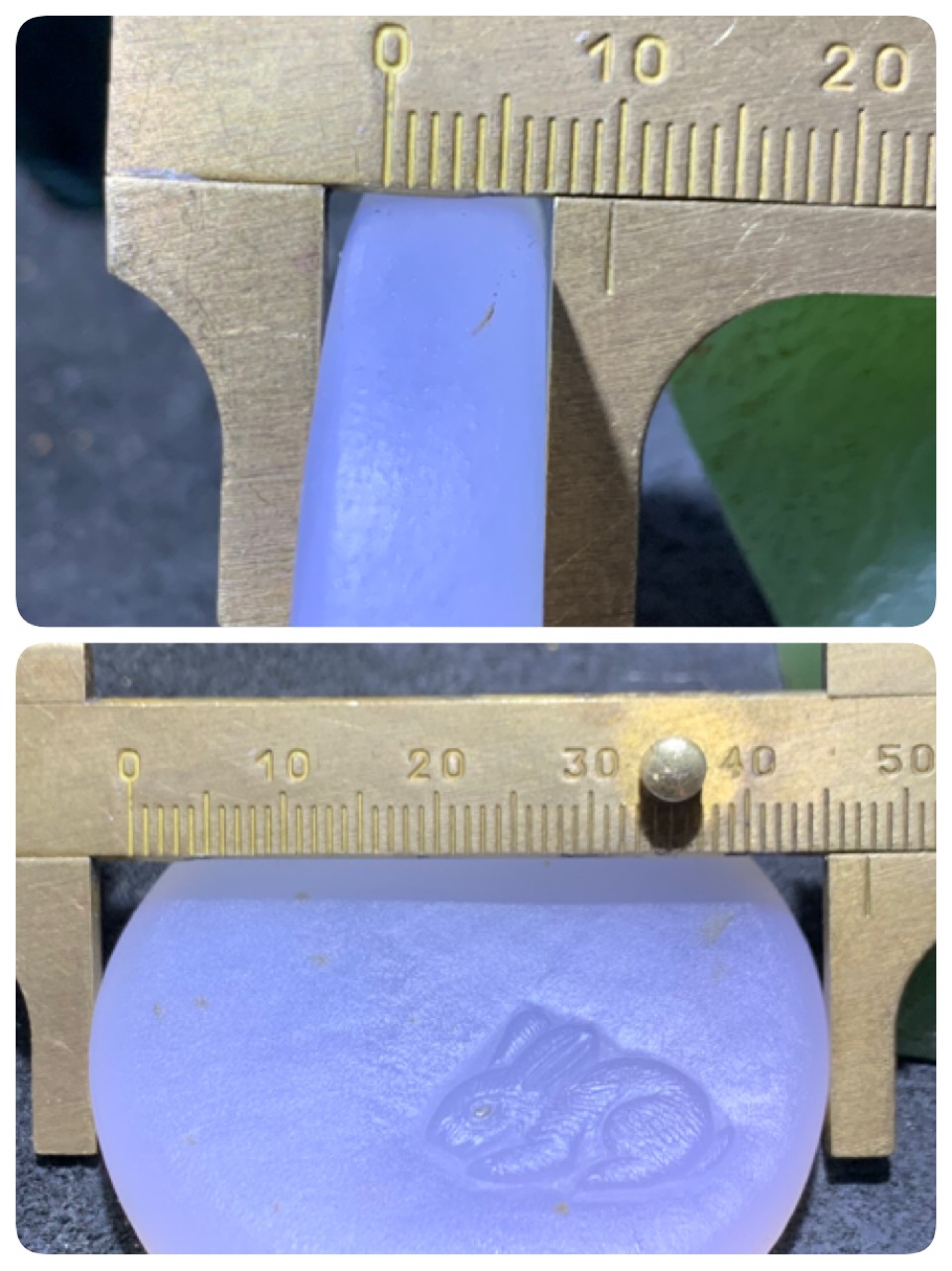 精美亚光高玉化草花纹海洋玉髓手工雕刻玉兔牌子一个！