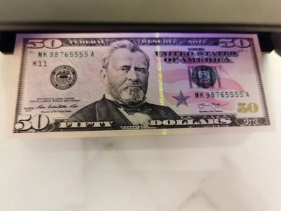 Immortal auction 第一拍，大吉大利 - 美丽国 50 dollars.(2013版），狮子号，全新Unc