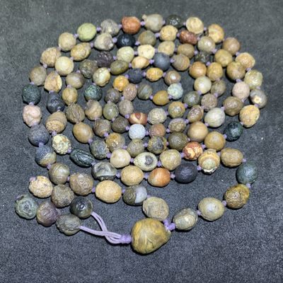 精美外蒙眼石108大颗粒项链一条！ - 精美外蒙眼石108大颗粒项链一条！