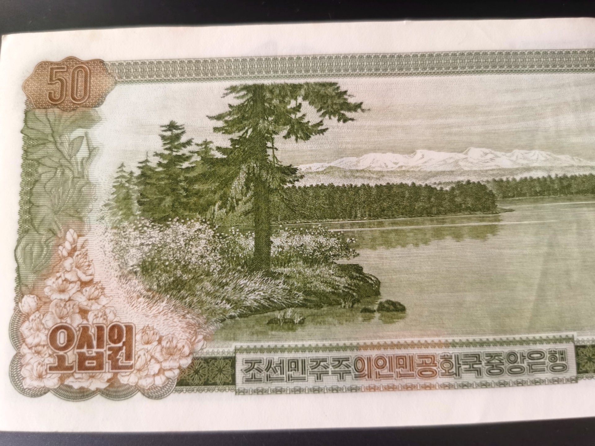 朝鲜1978三版纪念币50元整刀