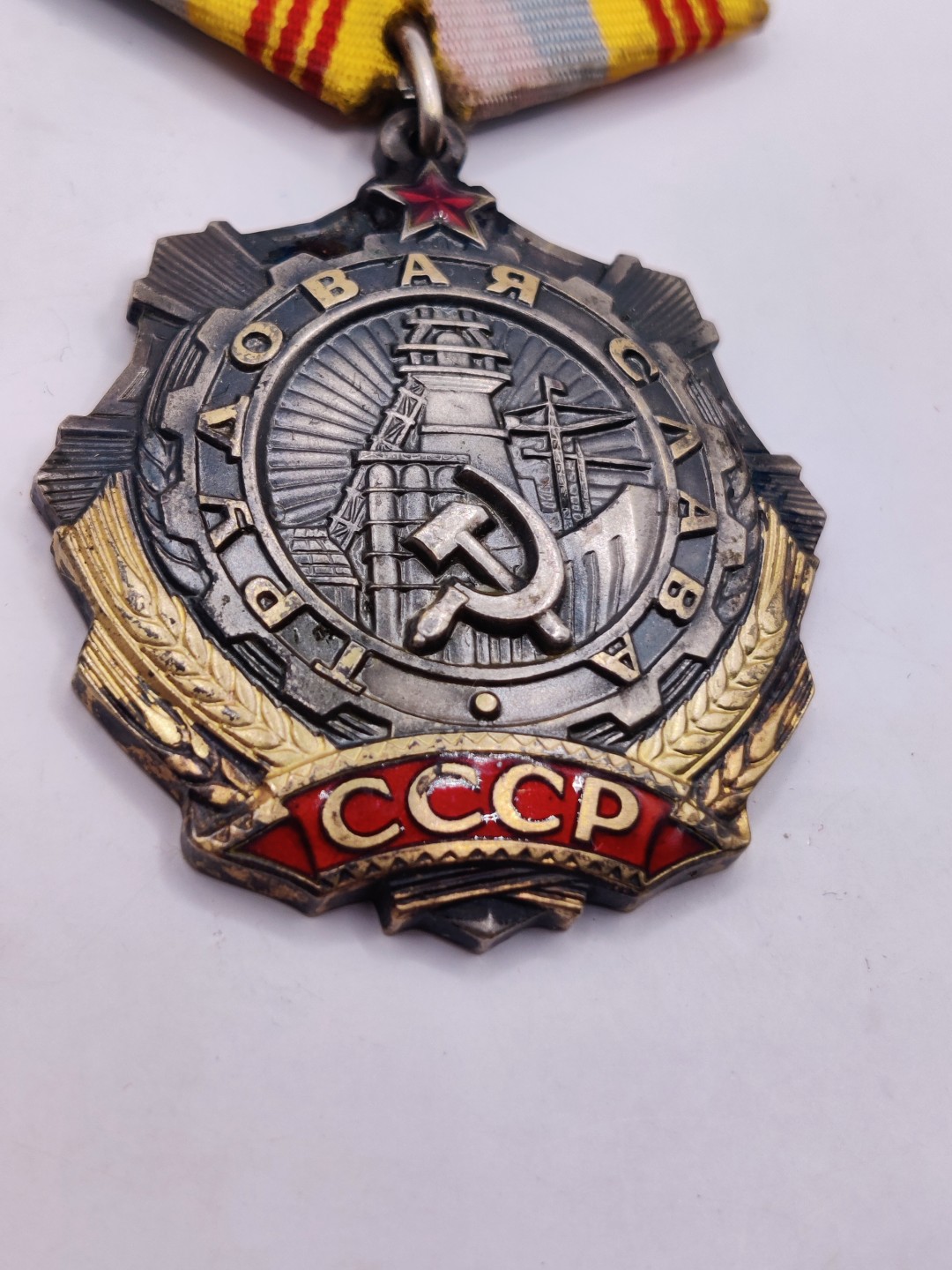 全场0元起拍 第24期 咸鱼国勋章拍卖专场 1月27日（周五）下午6：00开始 苏联劳动光荣勋章 银质