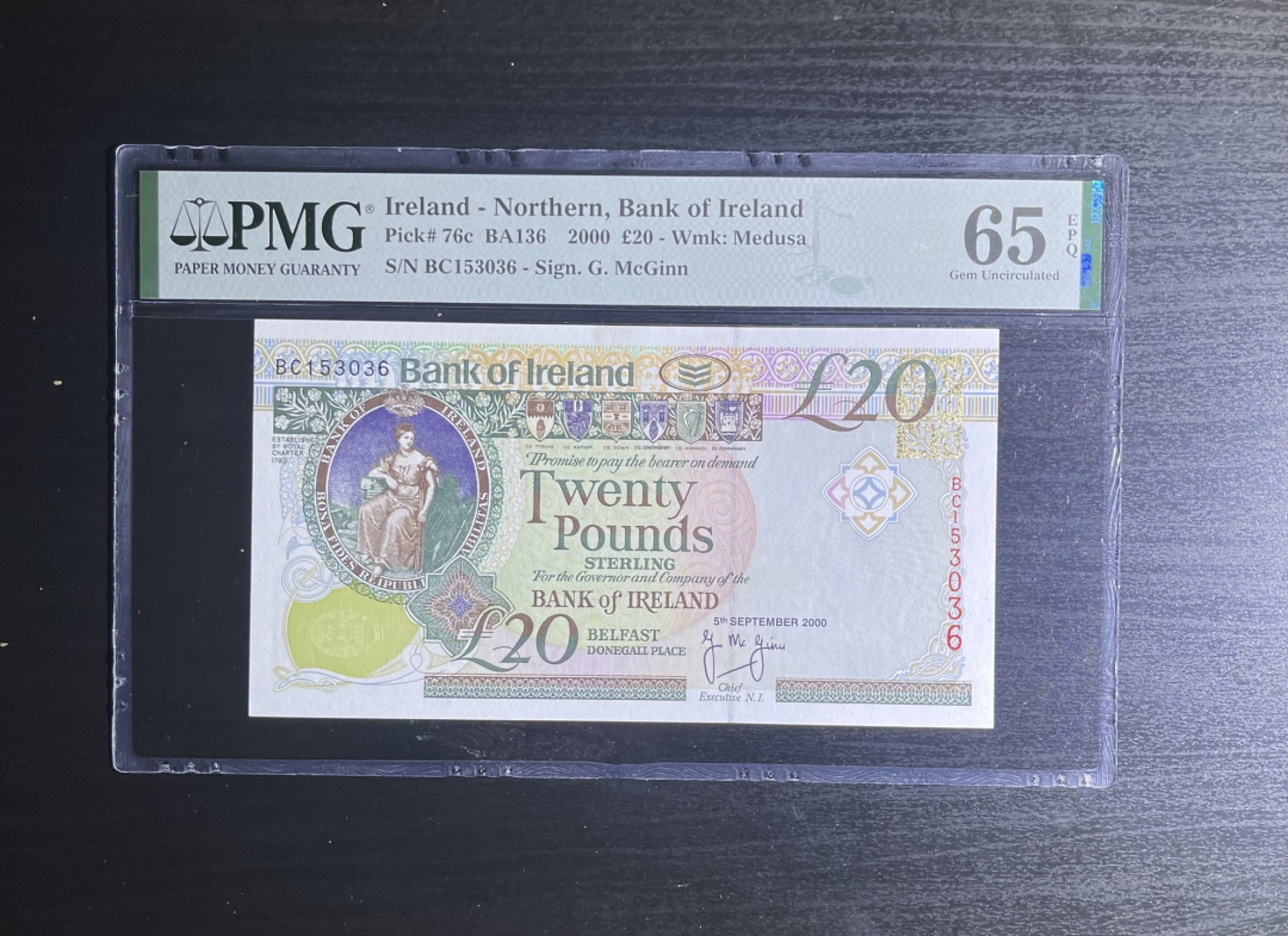 【丑猫】今晚7点，自动快拍 00年北爱20镑城堡 无47