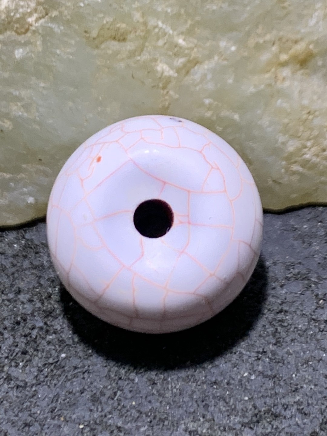 精美高玉化血丝玛瑙算盘一个，