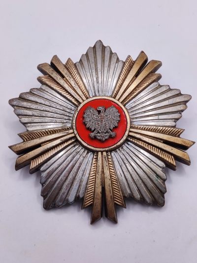 全场0元起拍 第25期 咸鱼国勋章拍卖专场 1月29日（周日）下午6：00开始 - 人共版 波兰共和国功绩勋章星芒