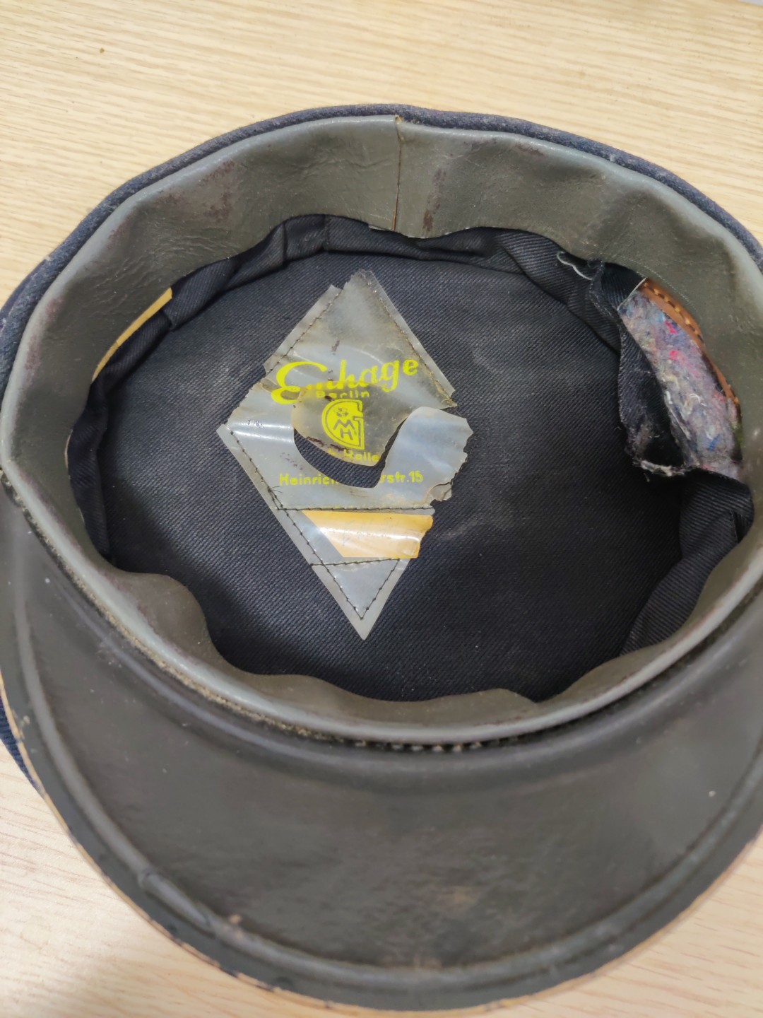 全场0元起拍 第25期 咸鱼国勋章拍卖专场 1月29日（周日）下午6：00开始 德国消防大檐帽 58cm