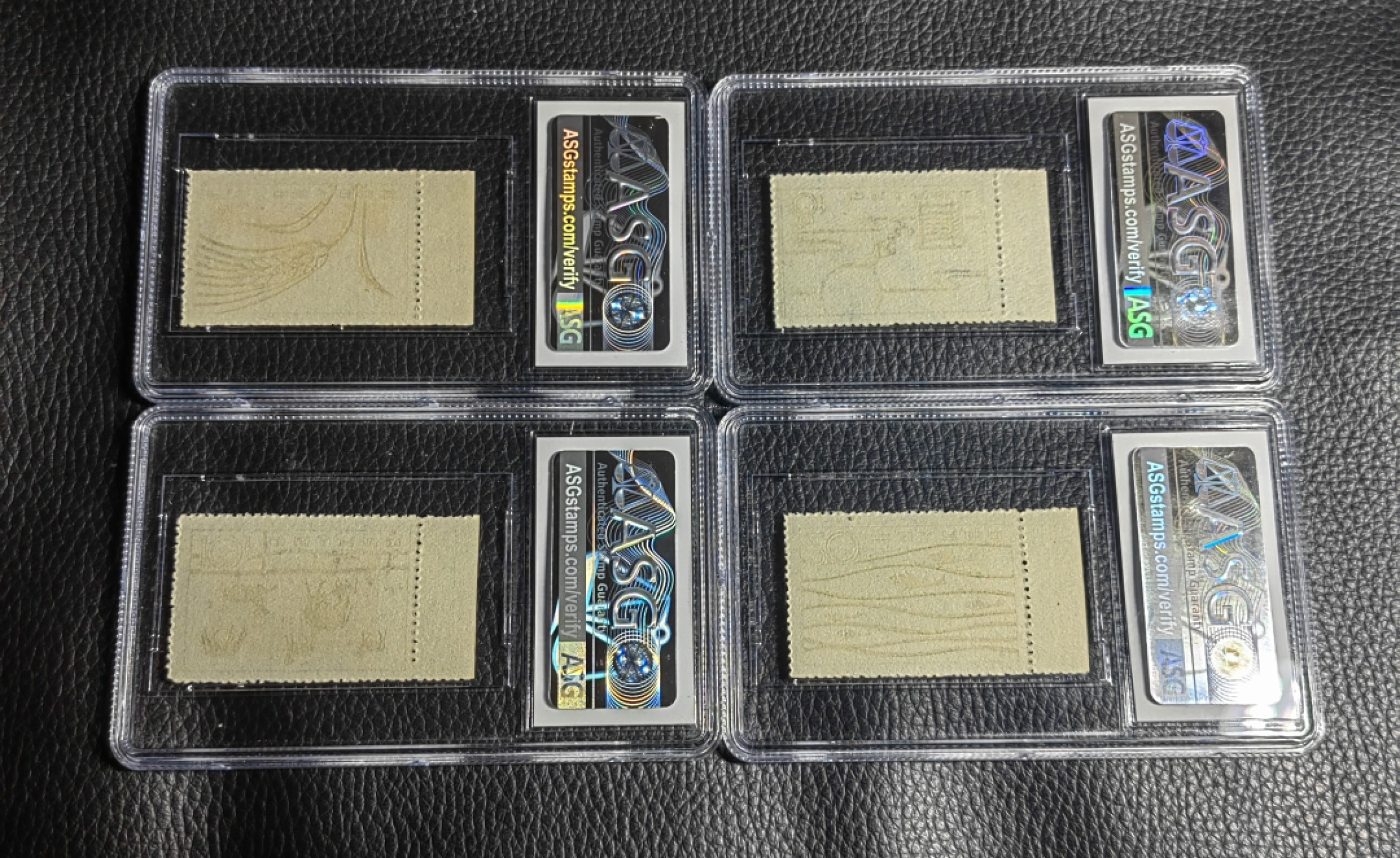洪涛臻品批发群  精选邮票限时拍卖第一百五十九期 特37农业化新全  带色线 三俗稀缺货  ASG  3枚90，1枚85，均OP，105最严格时期一次性出分，整版撕的同一个位置的票，能凑出一套非常不容易，即便混分也有较高的收藏价值，喜欢不要错过，3枚90高分非常难得，末图成交裸票价格做参考