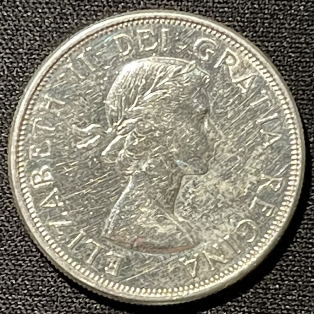 紫瑗钱币——第248期拍卖 加拿大 1963年 伊丽莎白 50分 老国徽 11.67克 0.8银