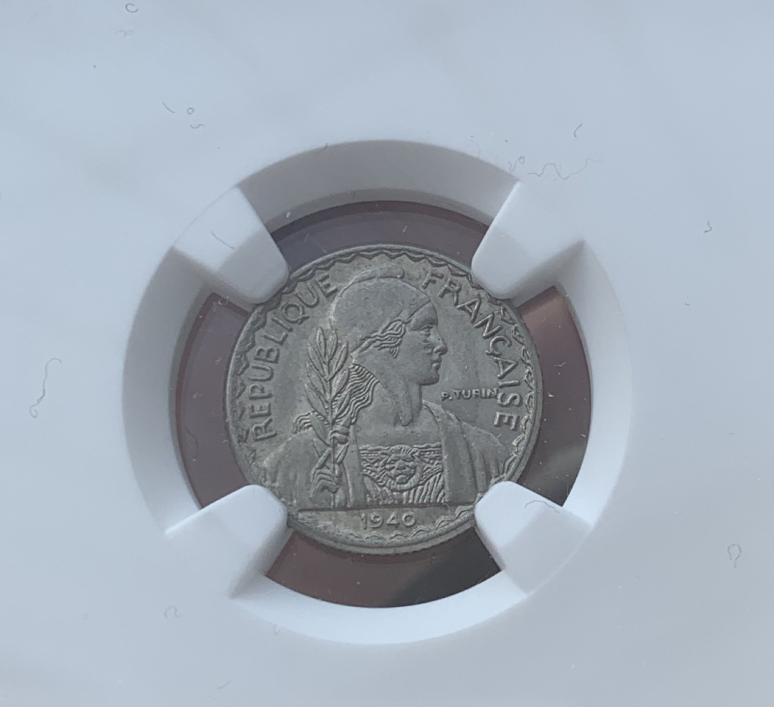 瓶子🏺第76期拍卖会 法属印支1940年10分MS63